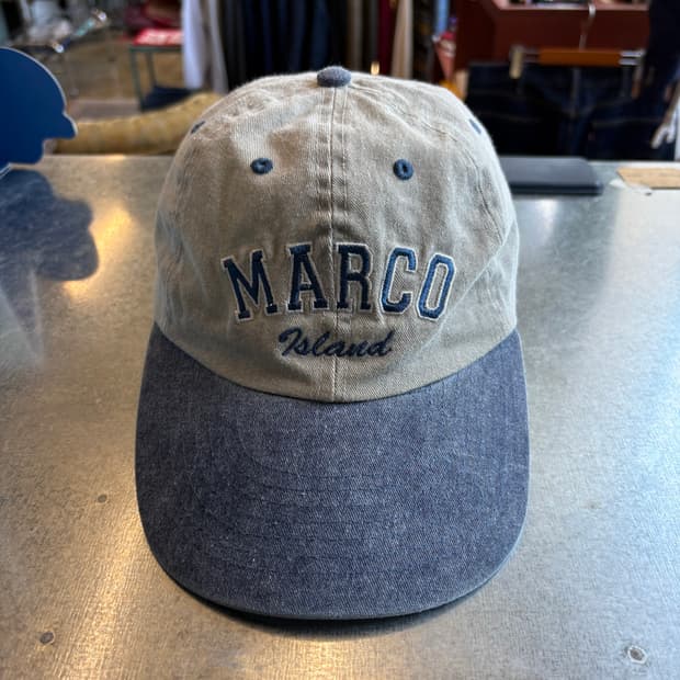 마르코 자수 투톤 워싱 빈티지 볼캡