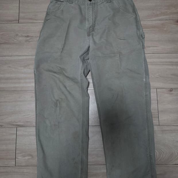 [34] 빈티지 칼하트 싱글니 덕캔버스 워크팬츠 DES 팝니다