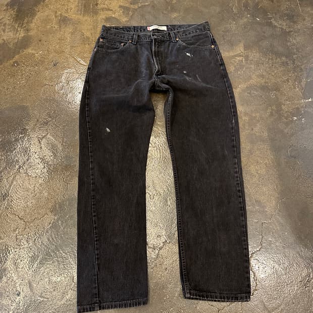 00s Levis 리바이스 505 블랙진 W36 L32