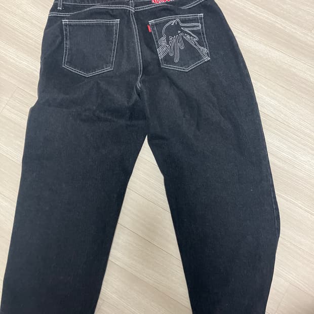 퍽댓너드샵 스니치 블랙 데님 팔아요