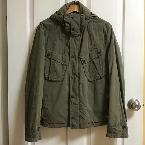 CP컴퍼니 정품 고글 후드 야상 자켓 판매😎