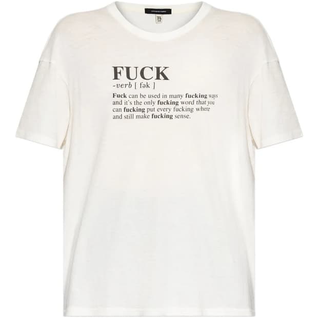 R13 FUCK 티셔츠 L사이즈