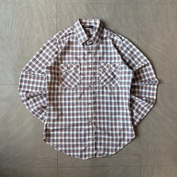 80년대 미국 생산 리바이스 정품 체크 셔츠