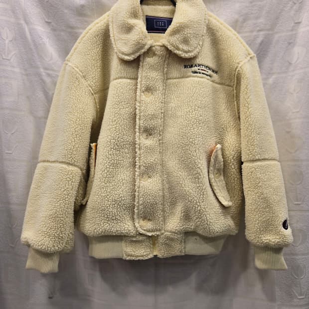 로맨틱크라운 남여공용 뽀글이 자켓 옐로우 S~M