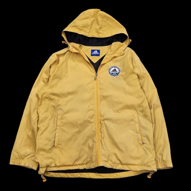 아디다스 올드스쿨 빅로고 바람막이 자켓