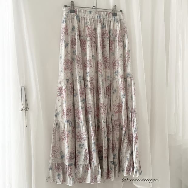 mini flower pattern skirt 