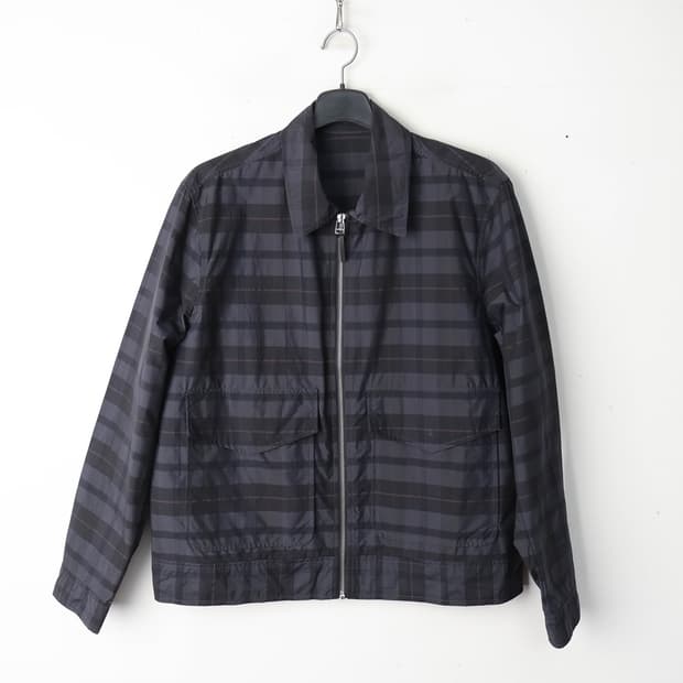 95/에잇세컨즈 체크 집업 자켓