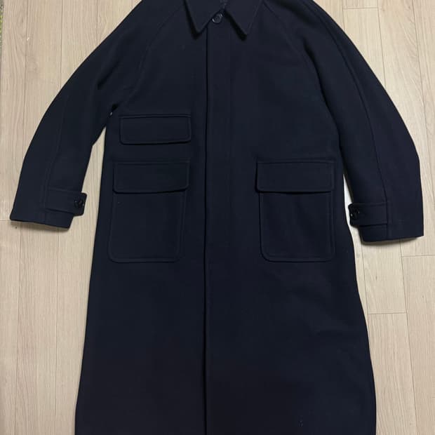 애프터프레이(AFTER PRAY) 발마칸 코트 네이비 L