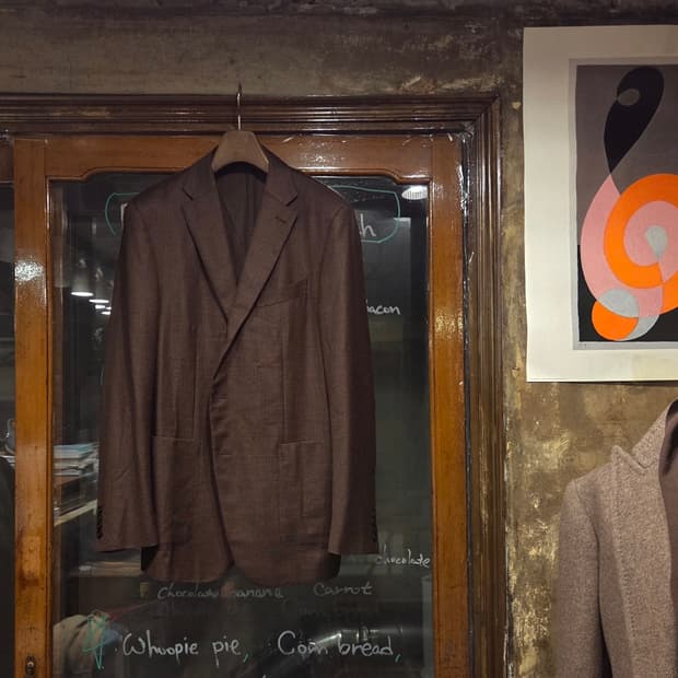 에르메네질도 제냐 트위드자켓 