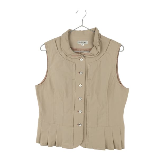 chris montez 디테일 끝 조끼