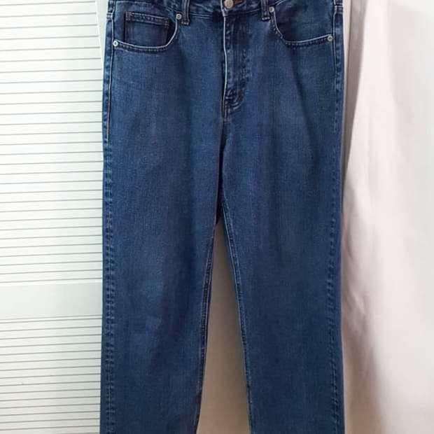 무신사스탠다드 남성 레귤러 핏 청바지 미디엄 인디고