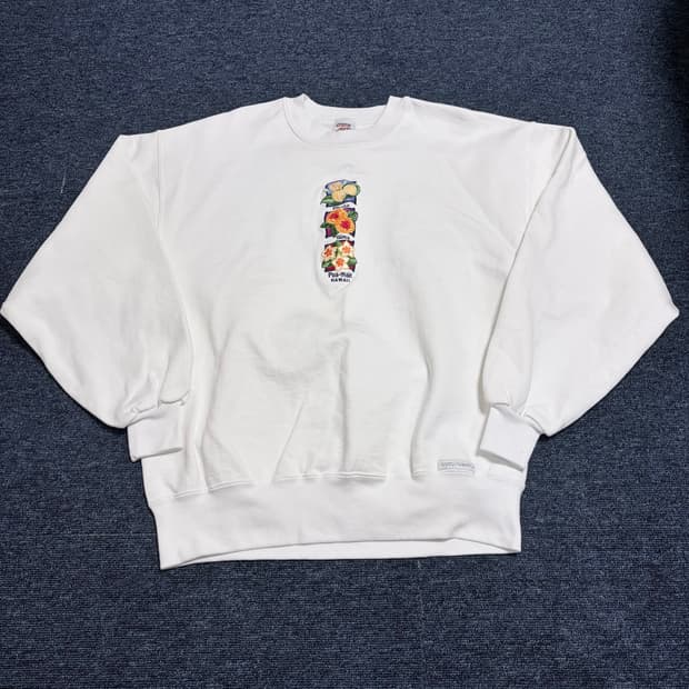 크레이지 셔츠 하와이 플라워 빈티지 맨투맨