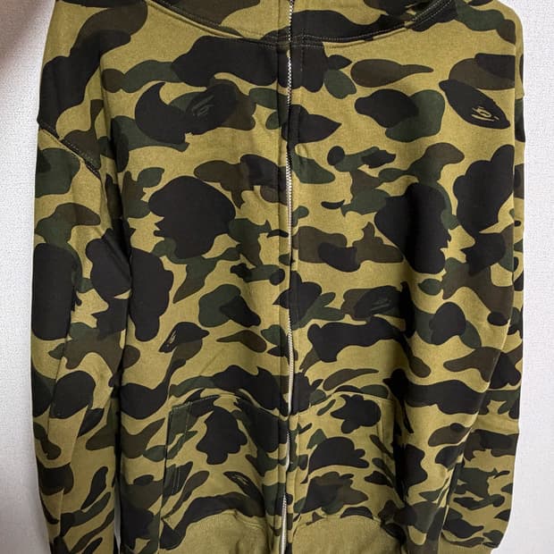 Bape 베이프 카모 샤크 후드집업