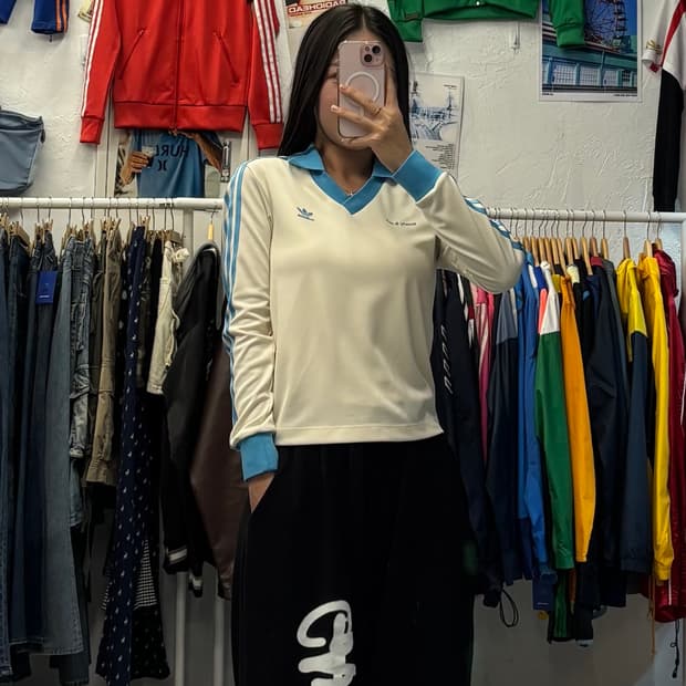 아디다스 x 스포티 앤 리치 롱슬리브 크림 화이트 XS 추천