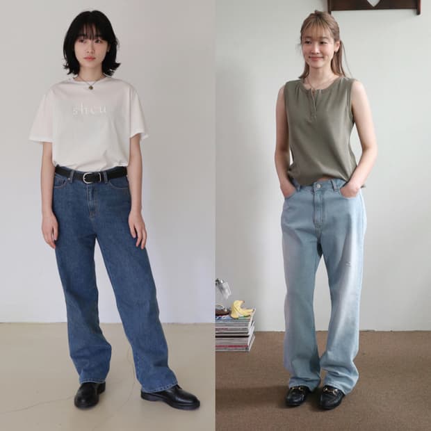 일괄) 쉬이즈큐트 버디데님 1사이즈 블루/라이트블루