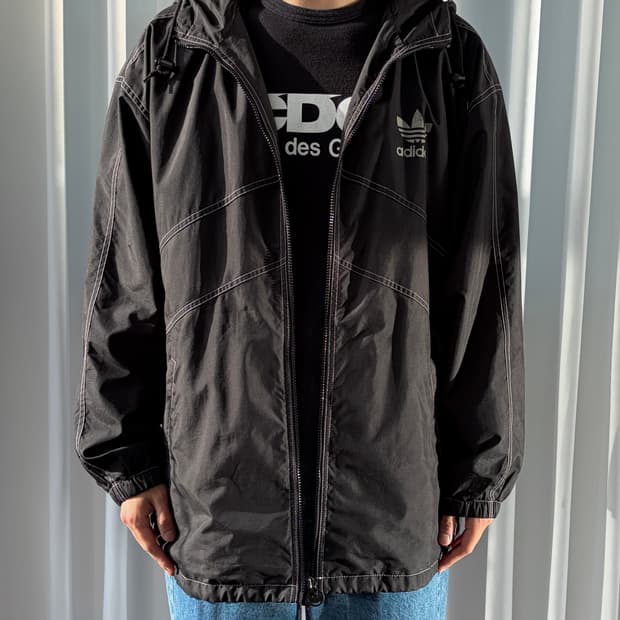 [XL]아디다스 00s 올드스쿨 후드 바람막이 자켓
