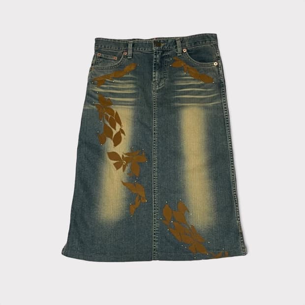 Crojin denim skirt 