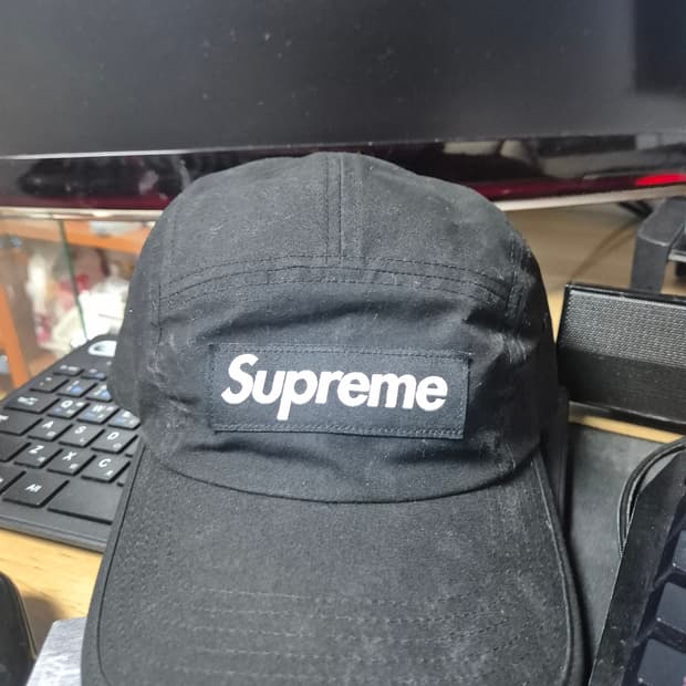 슈프림 왁스드 코든 캠프캡 21fw