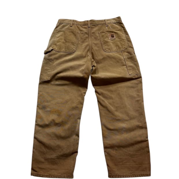 칼하트 B111 BRN 플란넬 라이닝 싱글니