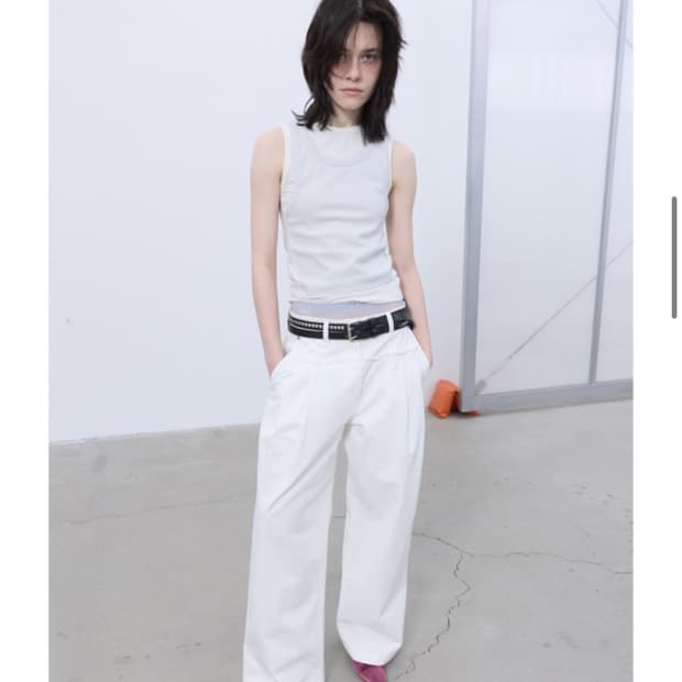 lcdc DOUBLE LAYERED SLEEVELESS TOP 