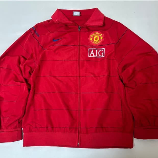 나이키 08-09 맨체스터 유나이티드(맨유) AIG 스폰서 트랙 재킷