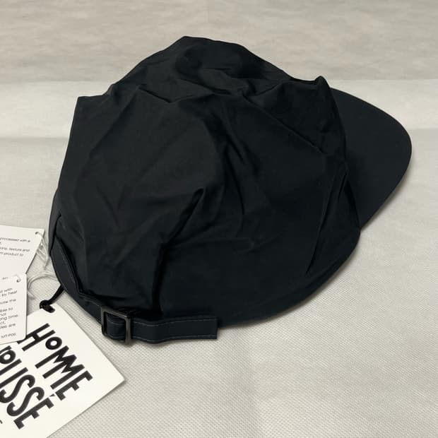 이세이미야케 25fw STONE 캡 모자/블랙