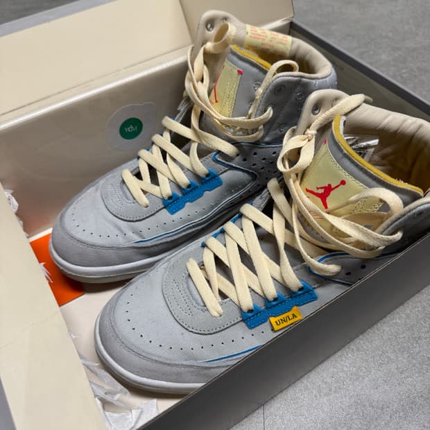 나이키 조던2 X 유니온 레트로 그레이 포그 