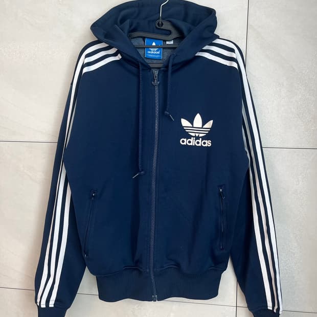 아디다스 파이어버드 대장 후드 져지 네이비 (M)