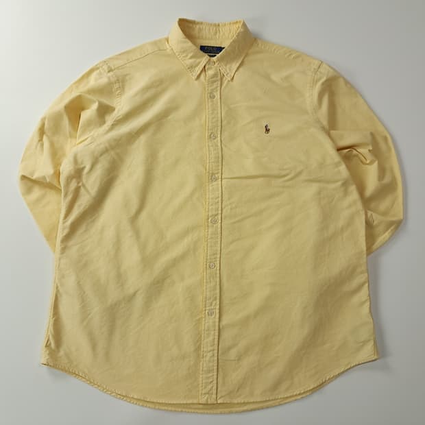 CA372 2XL 폴로 QR 버터옐로우 셔츠 남방