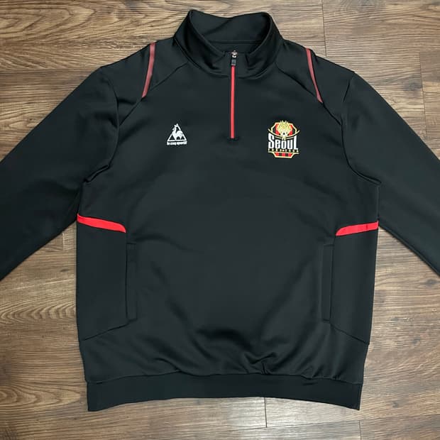 르꼬끄 FC서울 반집업 트랙탑 트레이닝탑 블랙