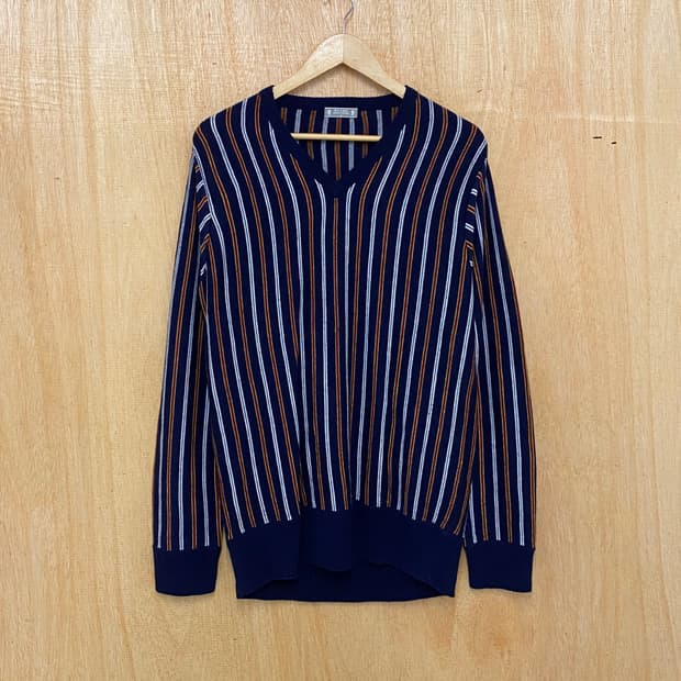 BEAMS stripe knit 빔즈 스트라이프 니트