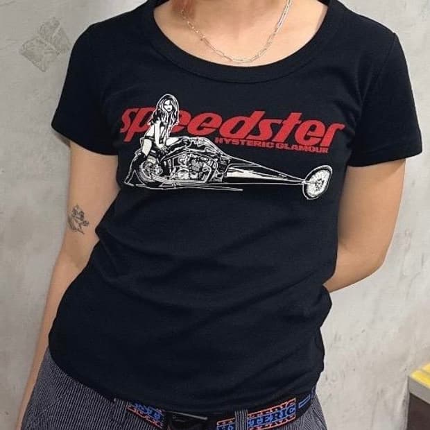 [품절제품/미개봉새상품] 히스테릭글래머 스피드스터 반팔 티셔츠