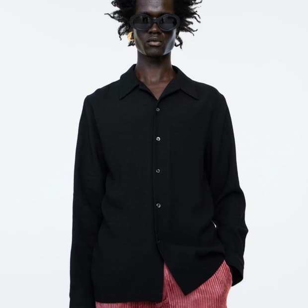 세퍼 sefr 셔츠 rampoua 블랙 m 아워레가시 선플라워