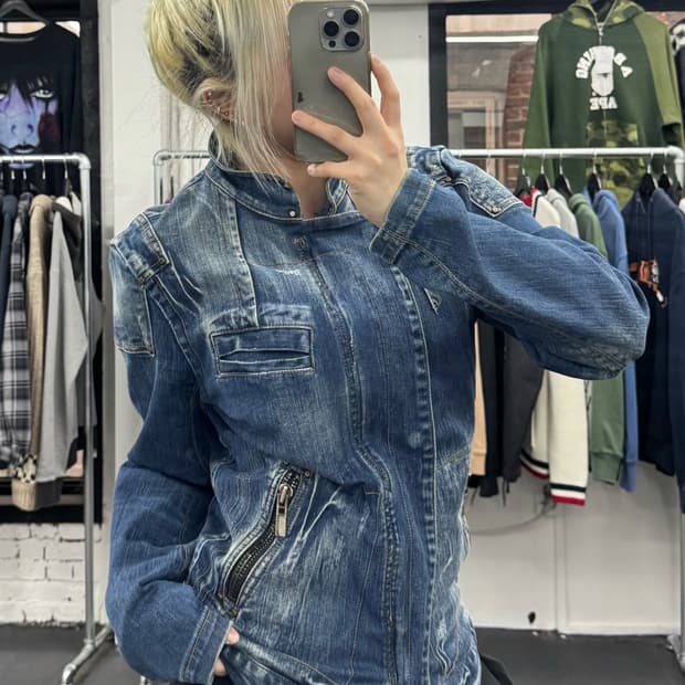 버커루 그런지 데님자켓