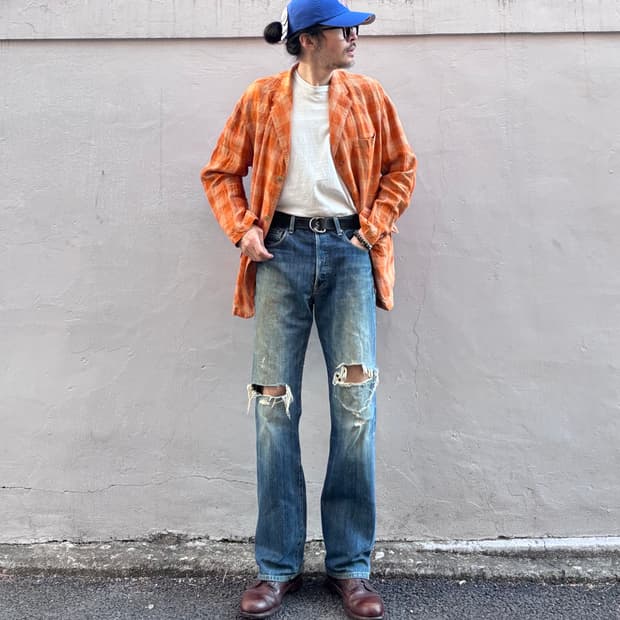 90년대 일본 리바이스 702-xx 빅e 셀비지