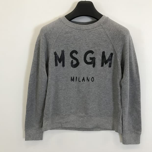MSGM 밀라노 로고 라운드 티 [S]
