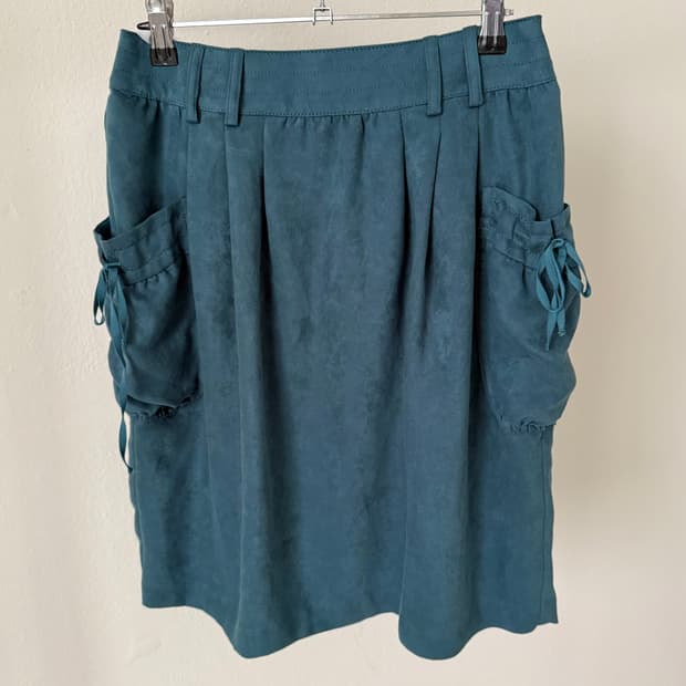 빈티지 미디 스커트