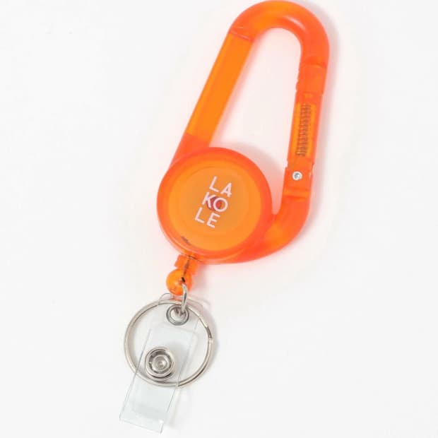 [LAKORE] 와이어 카라비너 키링 오렌지