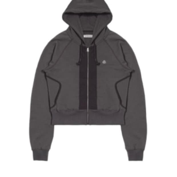 스마트어반유즈풀 suu 코이세이오 coyseio 퍼커링 후드 집업 차콜