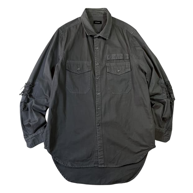 STAMPD 스탬피디 데미지 코튼 셔츠