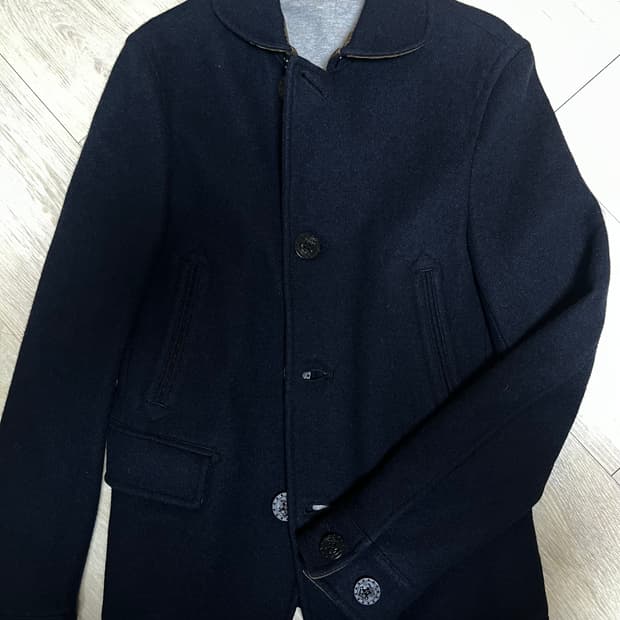 일본빈티지 쉽스 울 숏코트