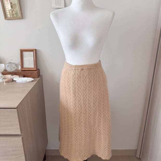 손뜨개 니트스커트