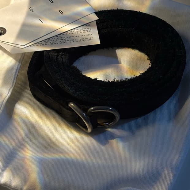 GUIDI (구이디) 말가죽 벨트