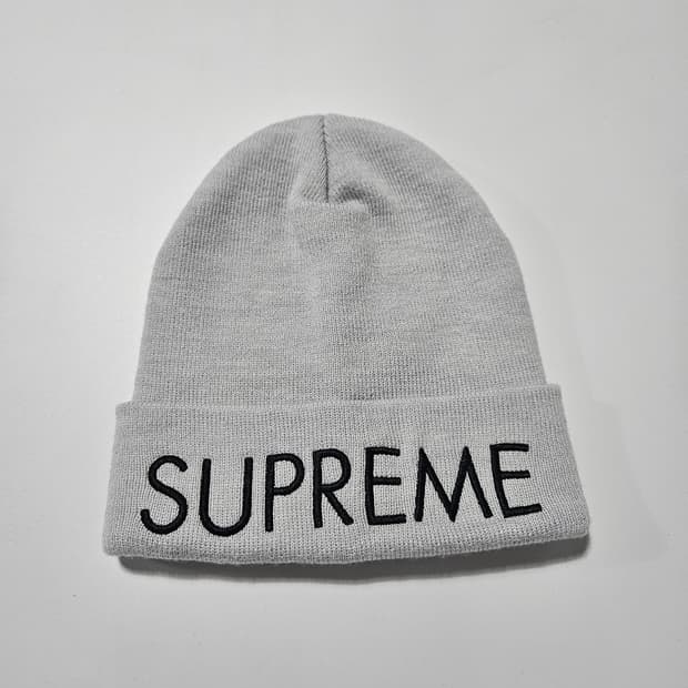 슈프림 비니 애쉬 그레이