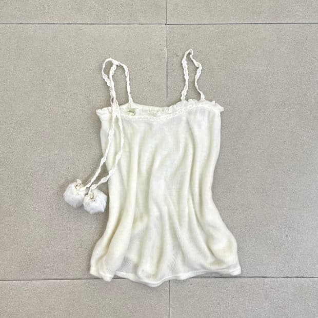 리즈리사 니트 슬리브리스