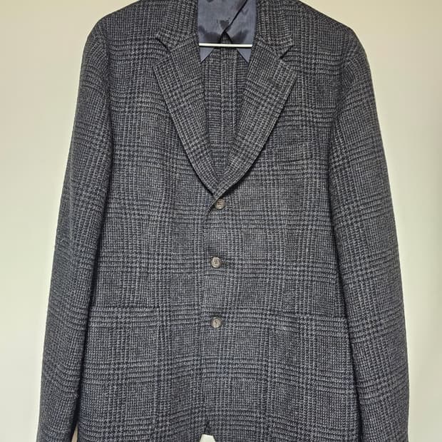 폴로글렌체크울블레이저