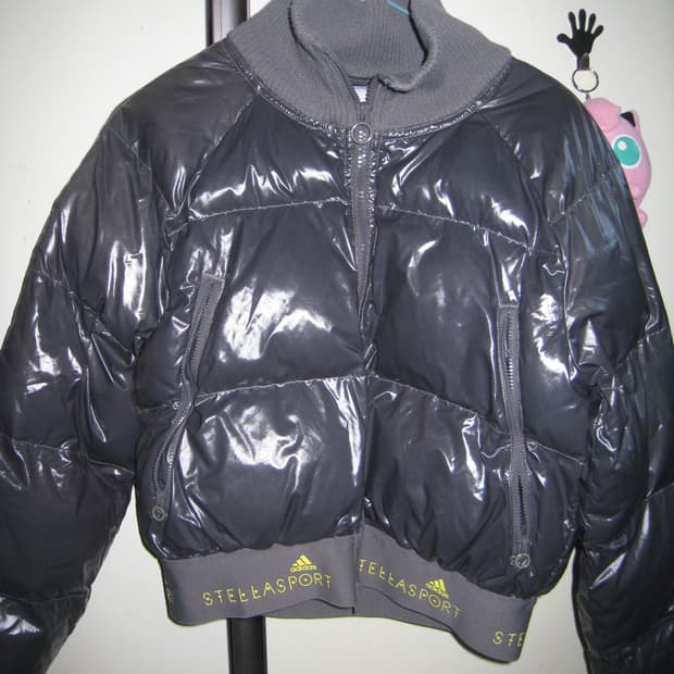 Adidas X Stella Maccartney 크롭 푸퍼