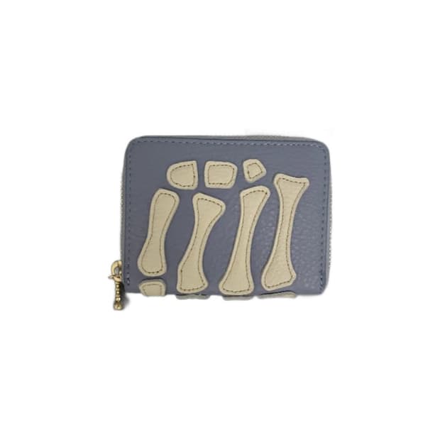 캐피탈 떰즈 업 본 핸드 집 미니 월렛 지갑 라벤더 라이트블루