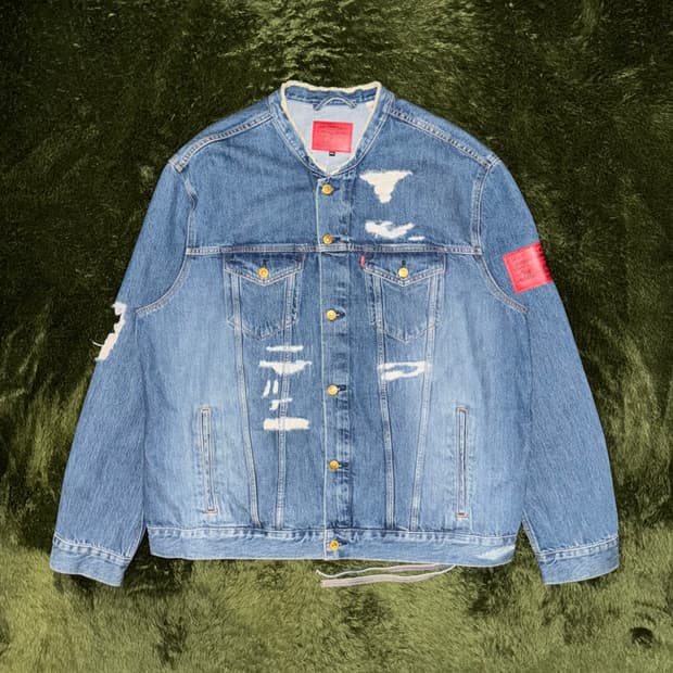 [XXL] KITH 키스 X 리바이스 18FW 콜라보 트러커 자켓