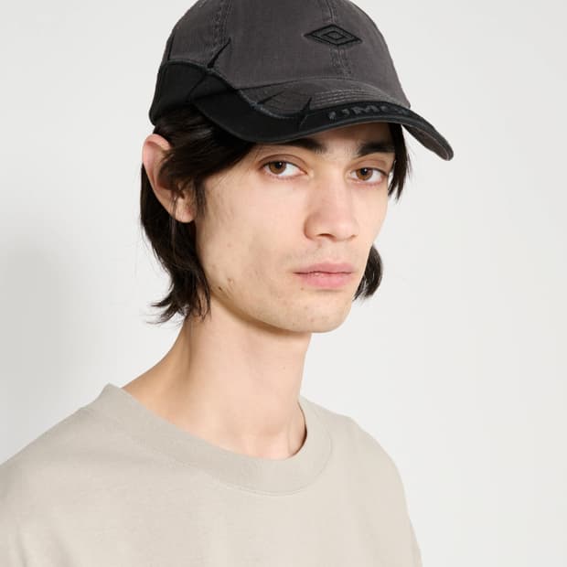 새제품) 엄브로 X 슬램잼 볼캡 모자 블랙 그레이 남자 여자 공용